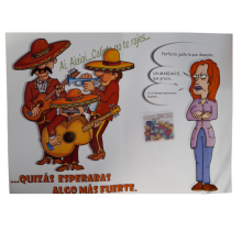 Tarjeta Te hemos preparado una despedida... con mucha marcha