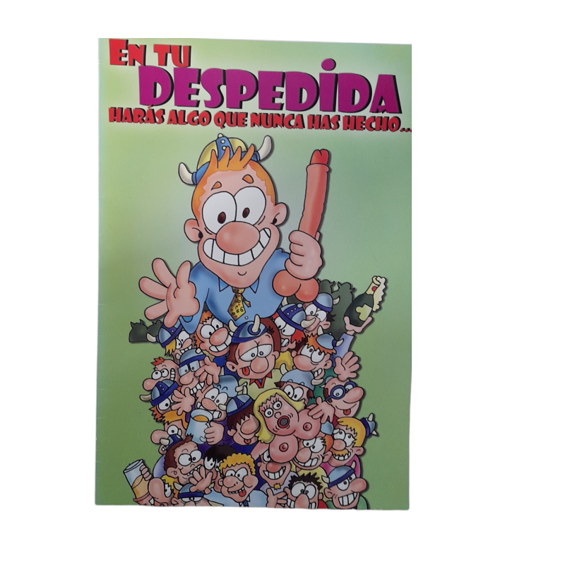 Tarjeta En tu Despedida Harás Algo que Nunca Has Hecho...