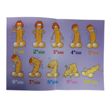 Tarjeta Felicitación 10 Años