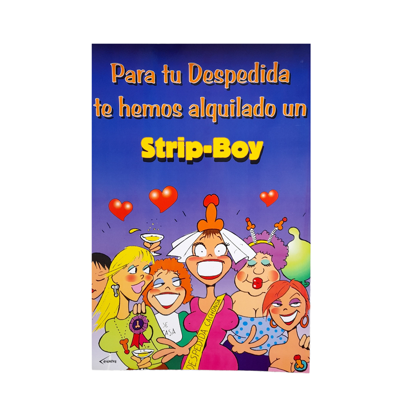 Tarjeta Felicitación Strip-Boy