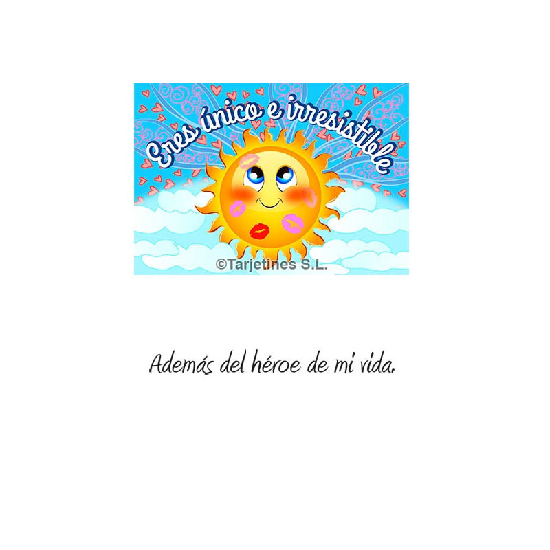 Tarjetín Eres Único