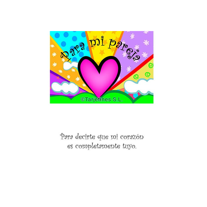 Tarjetín Para Mi Pareja