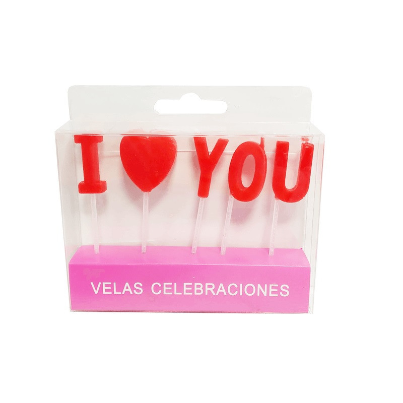 Velas I Love You