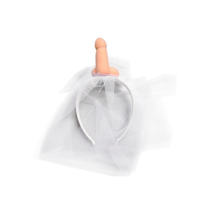 Velo Novia Blanco Con Pene
