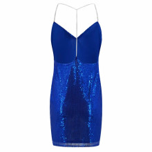 Vestido Lentejuelas Azul