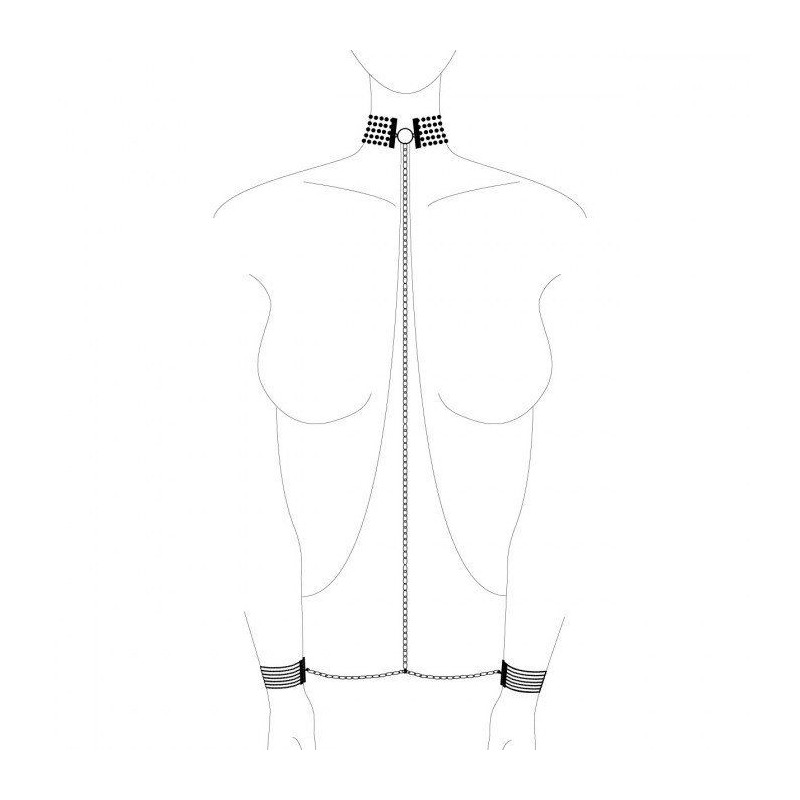 Accesorio Bijoux Cadenas Collar Metálico Dorado