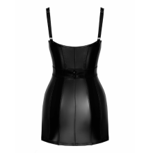 Vestido Noir Handmade Wetlook F320