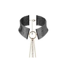 Accesorio Bijoux Cadenas Collar Metálico Negro