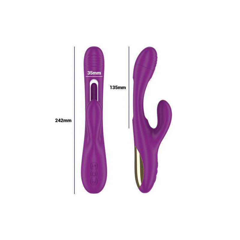 Vibrador con Lengua Oscilante Recargable Apolo Intense