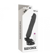 Vibrador De Pilas Base Cock Con Ventosa Regulable 20 cm