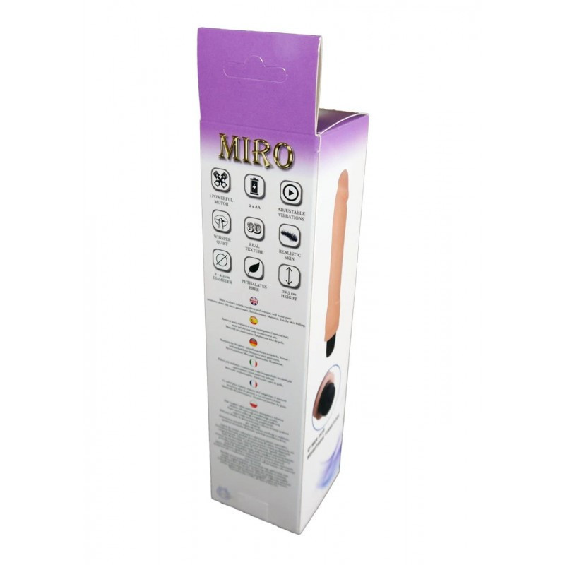 Vibrador de Pilas Best Friend Miro Cyber Skin