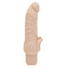 Vibrador De Pilas Get Real Silicona Classic Textura Beis