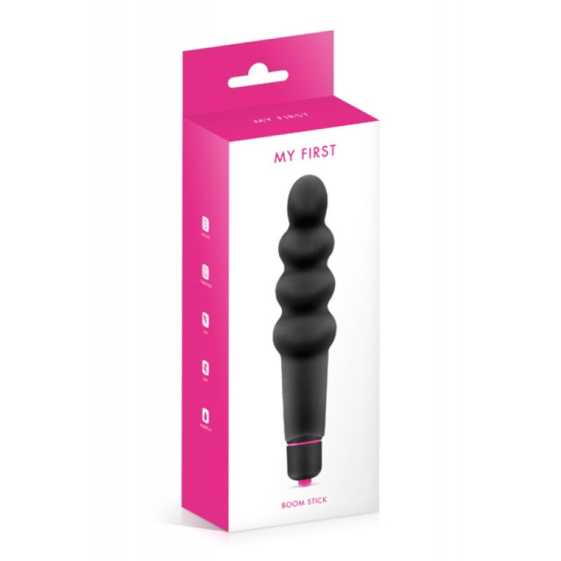 Vibrador De Pilas My First Boom Stick Negro