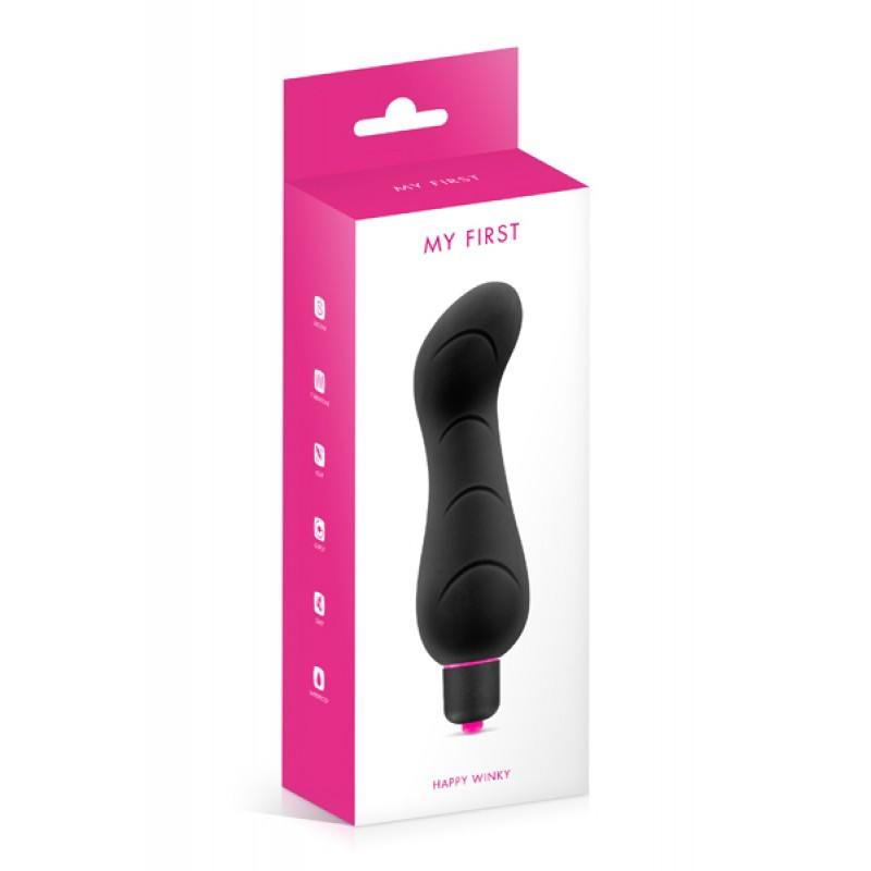 Vibrador De Pilas My First Winky Negro