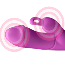 Vibrador Doble Estimulación De Pilas Adrien Lastic Ares