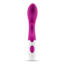 Vibrador Doble Estimulación De Pilas Crushious Cherie + Lubricante