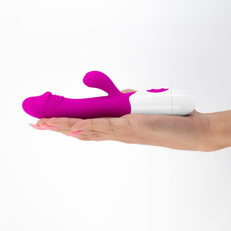 Vibrador Doble Estimulación De Pilas Crushious Lollipop  + Lubricante