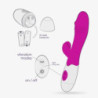 Vibrador Doble Estimulación De Pilas Crushious Lollipop  + Lubricante