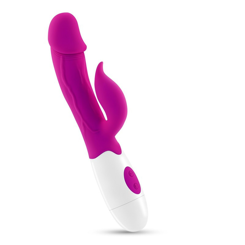 Vibrador Doble Estimulación De Pilas Crushious Mochi + Lubricante