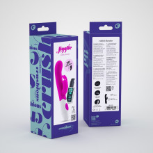 Vibrador Doble Estimulación De Pilas Crushious Rabbit Jigglie + Lubricante