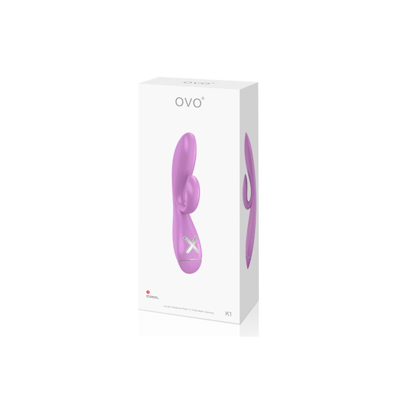 Vibrador Doble Estimulación De Pilas OVO K1 Conejito