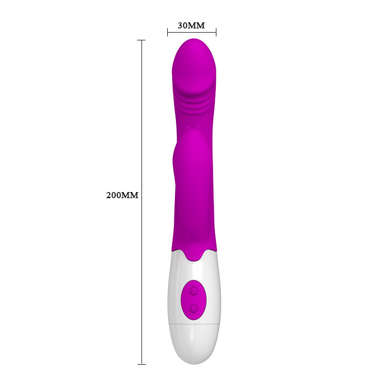 Vibrador Doble Estimulación De Pilas Pretty Love Andre