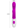 Vibrador Doble Estimulación De Pilas Pretty Love Andre