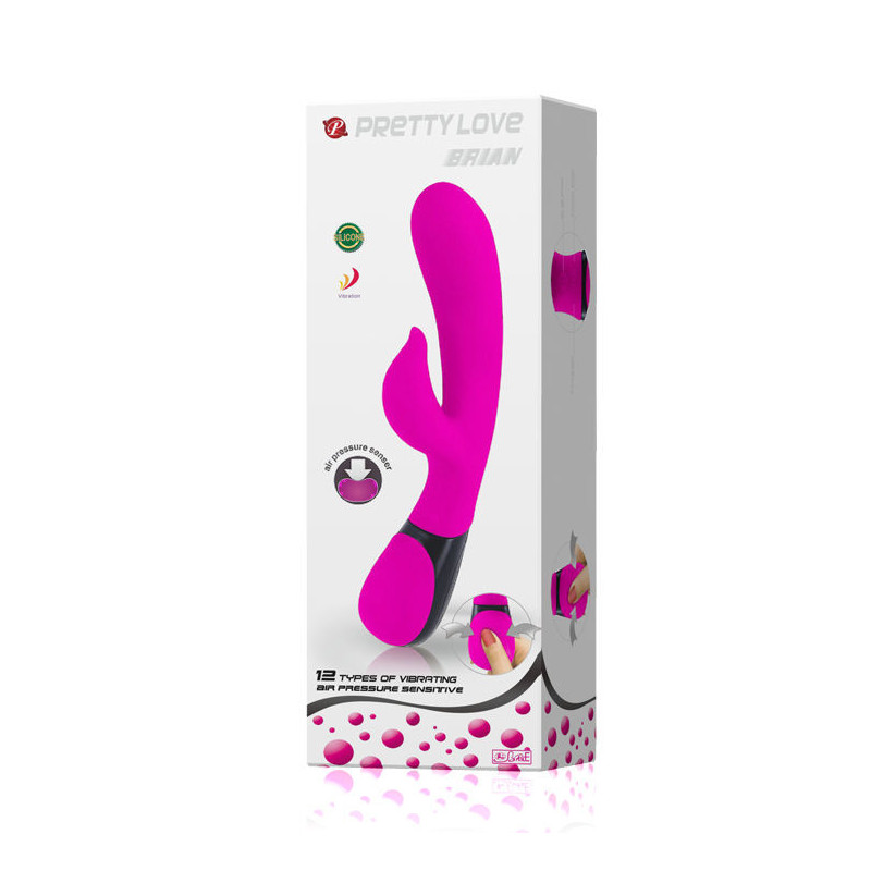 Vibrador Doble Estimulación De Pilas Pretty Love Brian