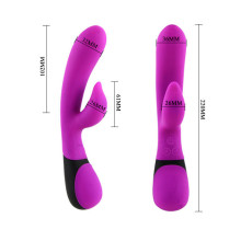 Vibrador Doble Estimulación De Pilas Pretty Love Brian