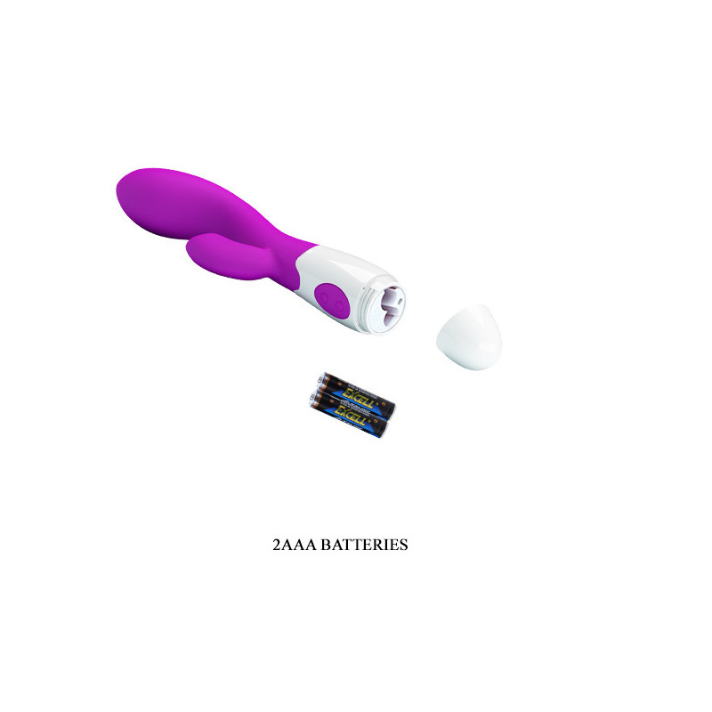 Vibrador Doble Estimulación De Pilas Pretty Love Brighty