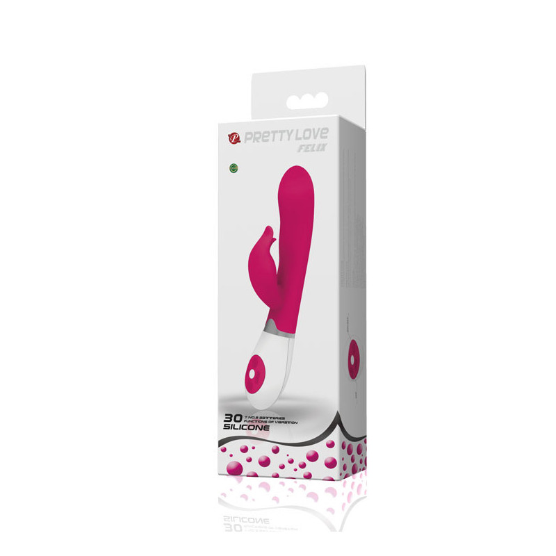 Vibrador Doble Estimulación De Pilas Pretty Love Felix