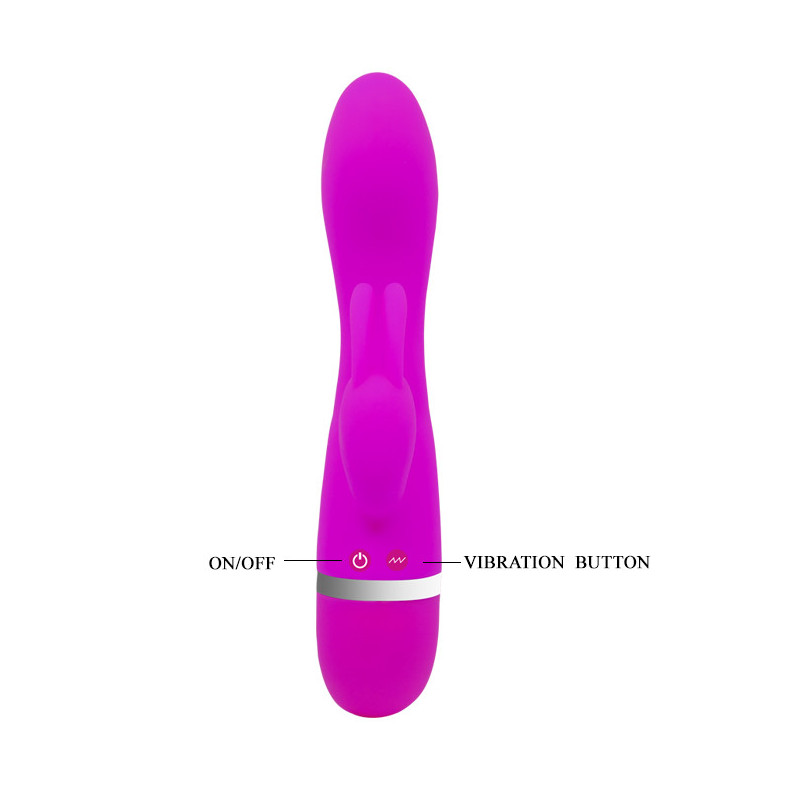 Vibrador Doble Estimulación De Pilas Pretty Love Freda