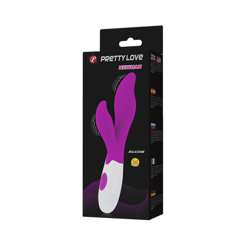 Vibrador Doble Estimulación De Pilas Pretty Love Newman