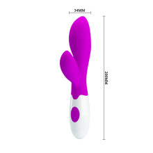 Vibrador Doble Estimulación De Pilas Pretty Love Newman