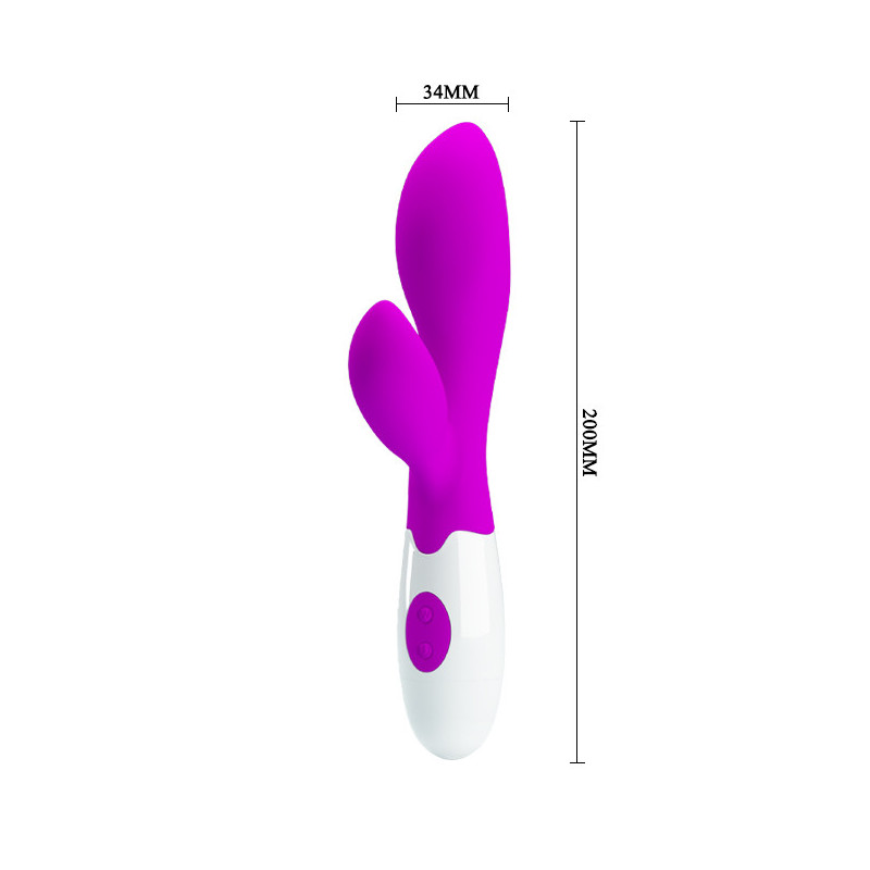 Vibrador Doble Estimulación De Pilas Pretty Love Newman