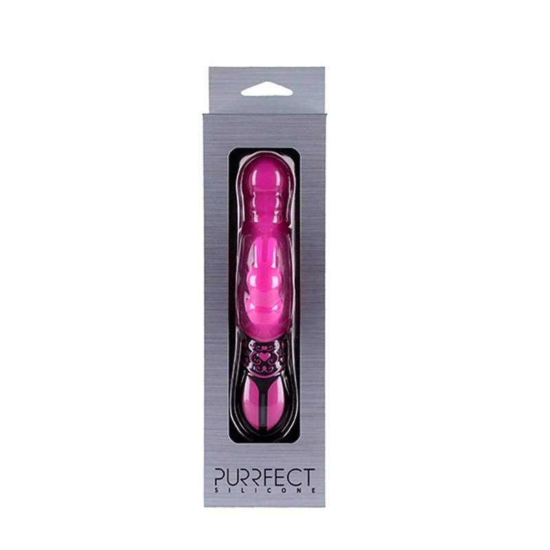 Vibrador Doble Estimulación De Pilas Purrfect Silicone 10x Duo Vibe