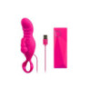 Vibrador Doble Estimulación De Pilas Rabbit Silicona Abia Nyx