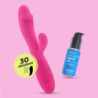 Vibrador Doble Estimulación Recargable Crushious Blossoms + Lubricante