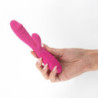 Vibrador Doble Estimulación Recargable Crushious Blossoms + Lubricante
