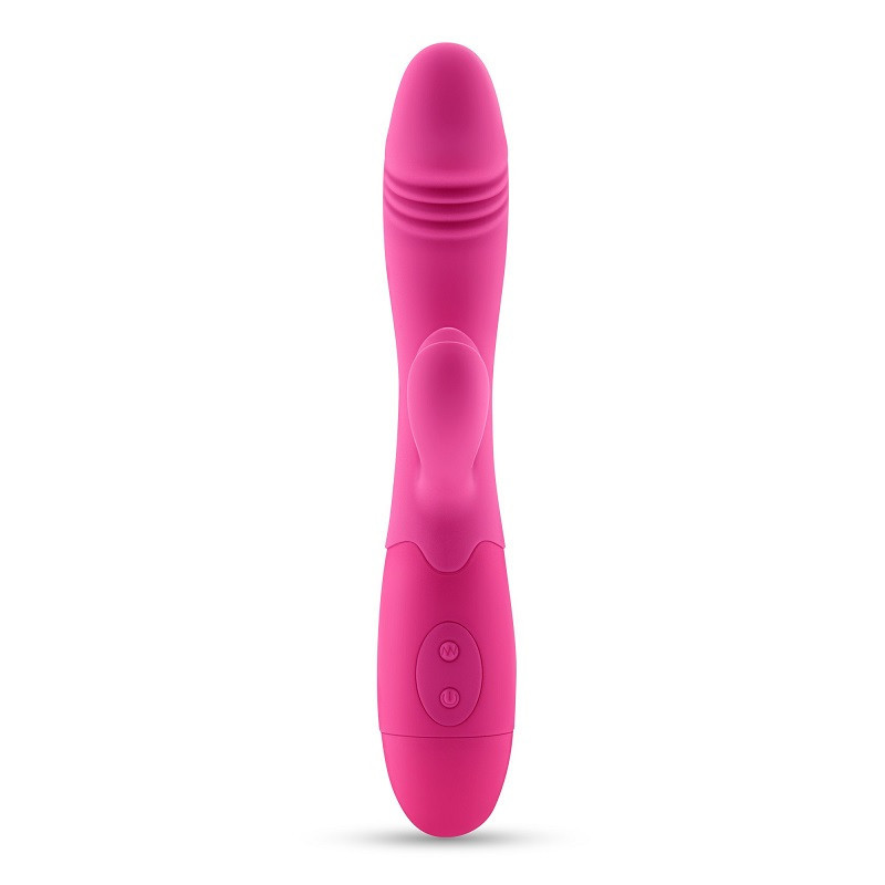 Vibrador Doble Estimulación Recargable Crushious Blossoms + Lubricante