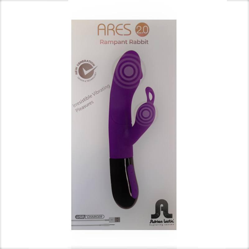 Vibrador Doble Estimulación Recargable De Adrien Lastic Ares 2.0