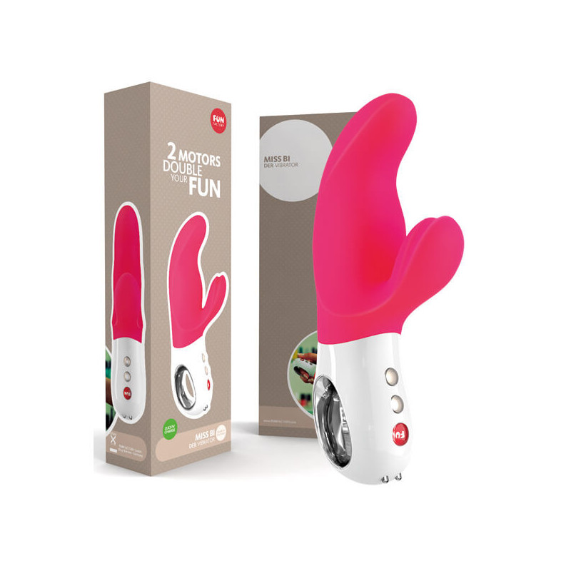 Vibrador Doble Estimulación Recargable Fun Factory Dual Vibrator Miss Bi Cnc