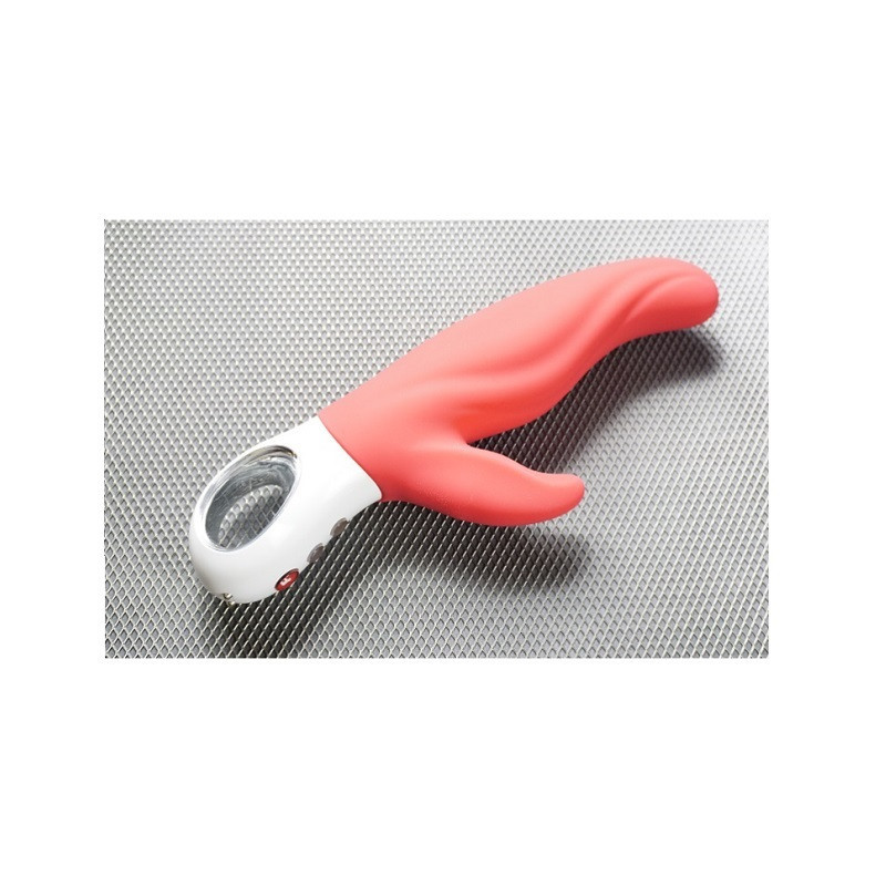 Vibrador Doble Estimulación Recargable Fun Factory Lady Bi CnC Rojo