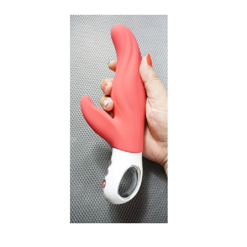 Vibrador Doble Estimulación Recargable Fun Factory Lady Bi CnC Rojo