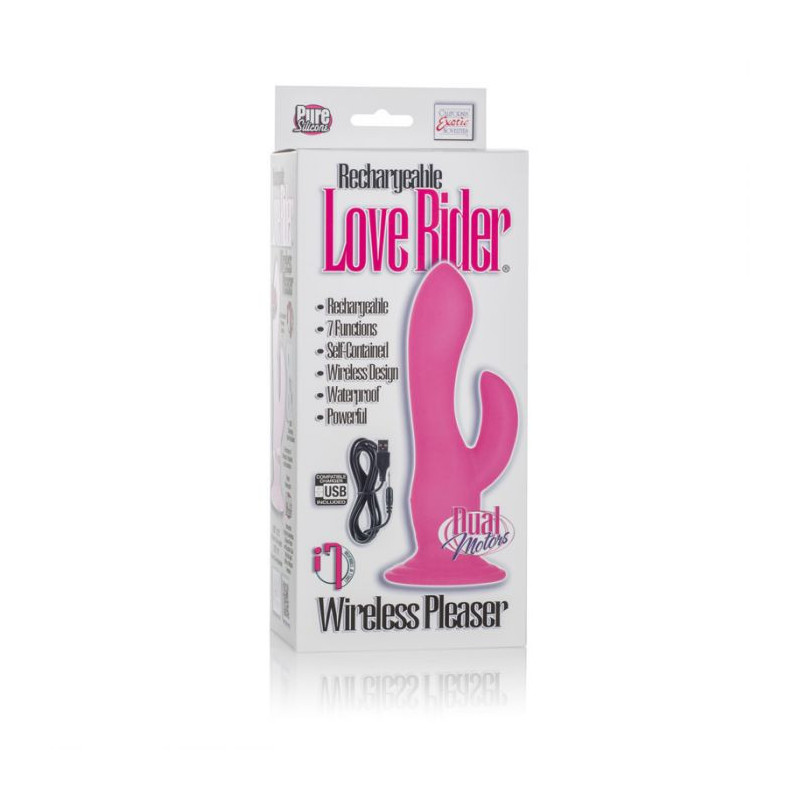 Vibrador Doble Estimulación Recargable Love Rider Dual Motors