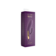 Vibrador Doble Estimulación Recargable Luz Rabbit Splendor Morado