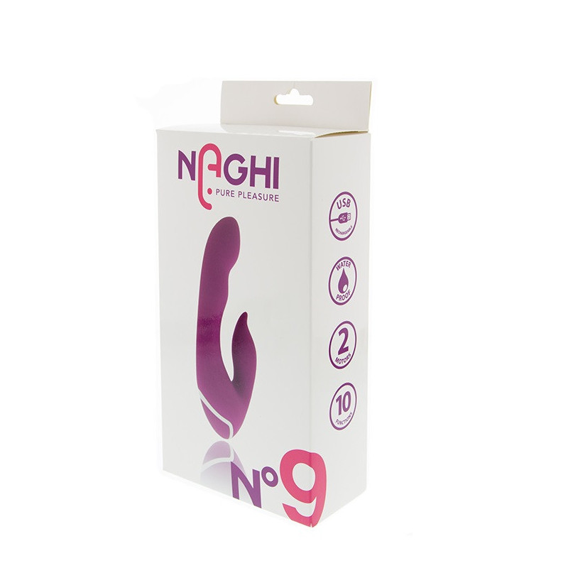 Vibrador doble Estimulación Recargable Naghi 9