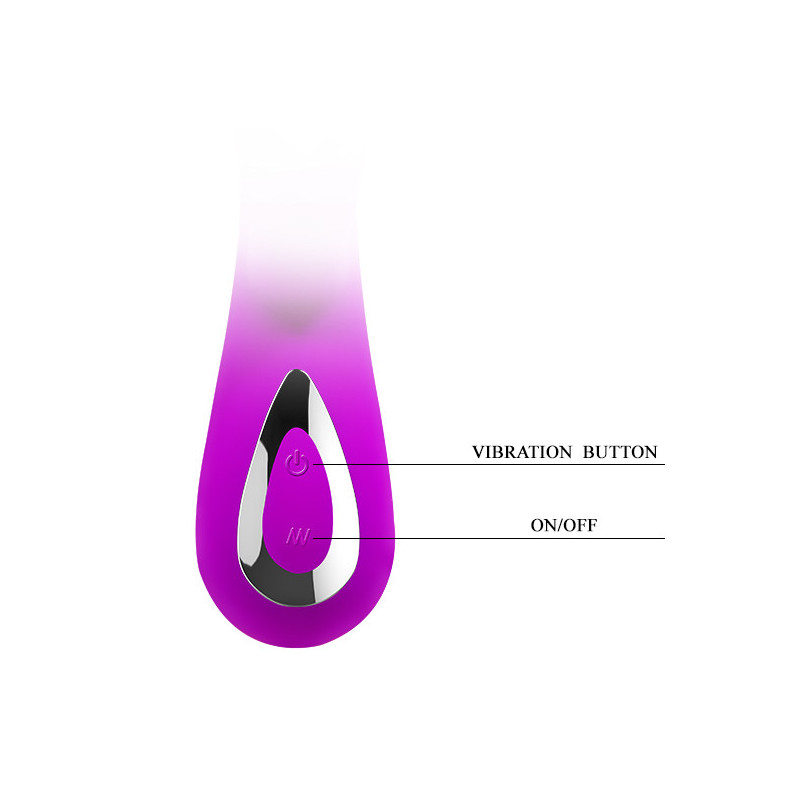 Vibrador Doble Estimulación Recargable Pretty Love Honey