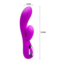 Vibrador Doble Estimulación Recargable Pretty Love Honey