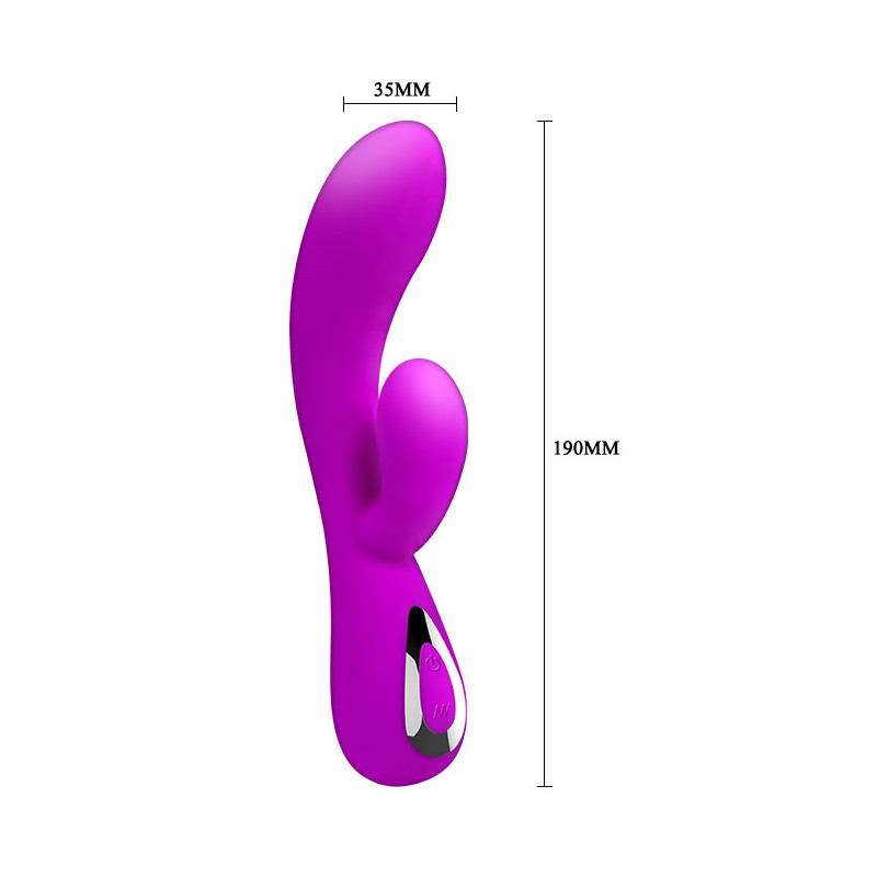 Vibrador Doble Estimulación Recargable Pretty Love Honey